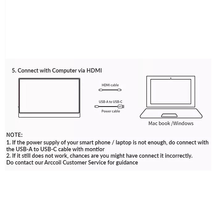 Arccoil™ 13.3" Portable Monitor