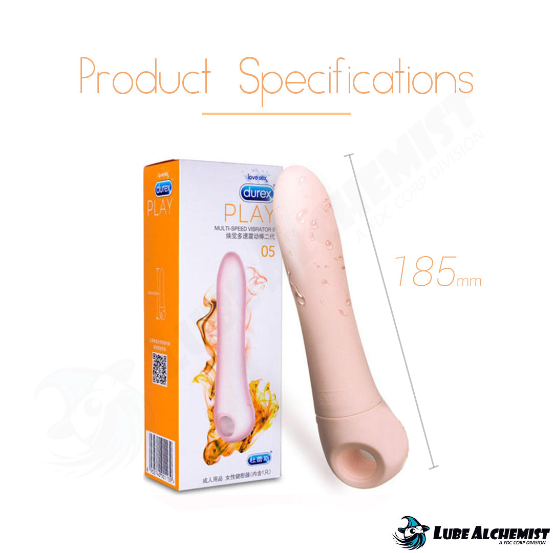 LubeAlchemist™ Durex Vibrator Multi Speed Larger Longer Bullet G Spot Powerful Vibrator Adult Sex Toys