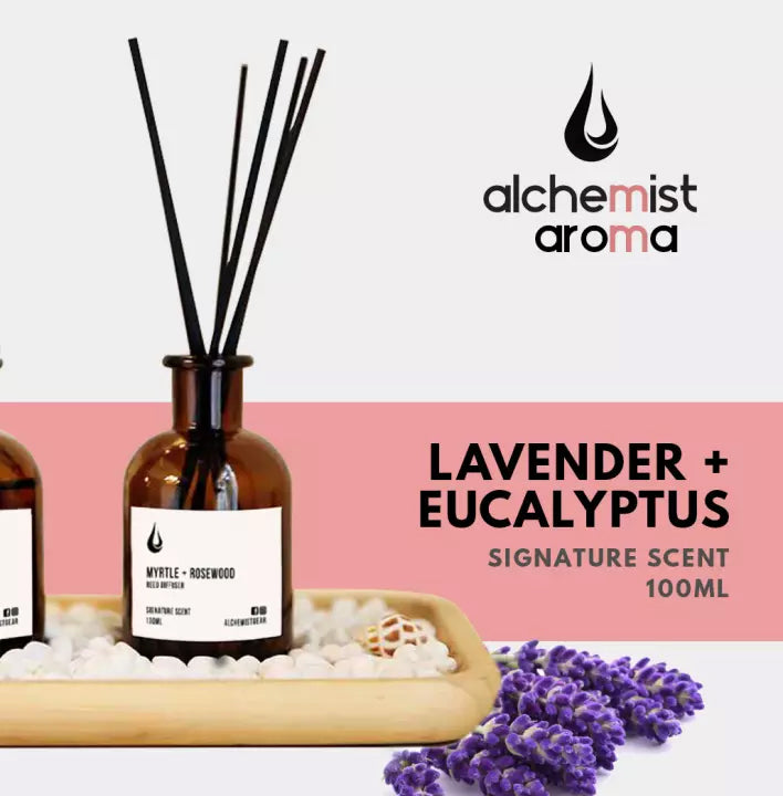 Alchemist Aroma Marriot Inspired Signature Scent【9】Reed Diffuser - LAVENDER + EUCALYPTUS