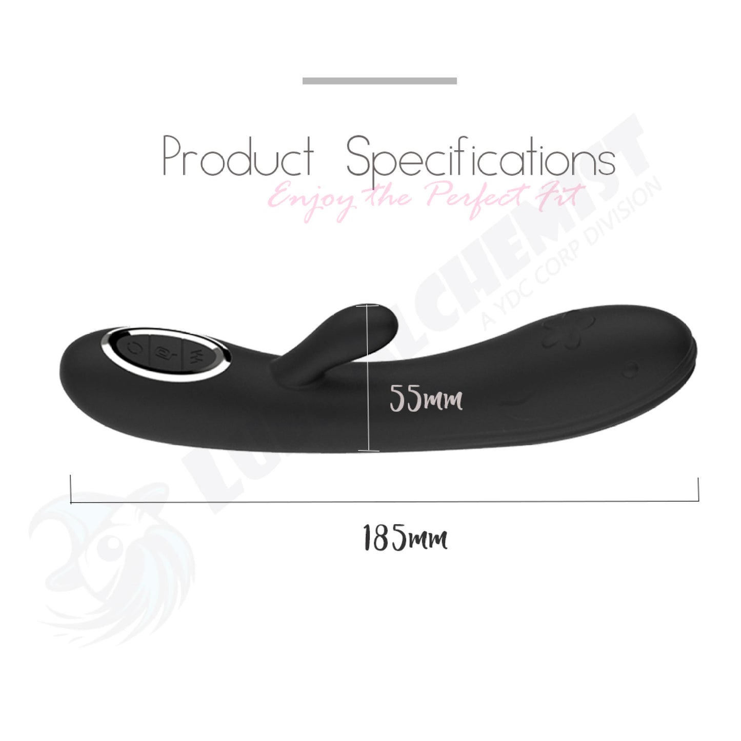 LubeAlchemist™ Premium Swirling Dildo Vibrator Stick