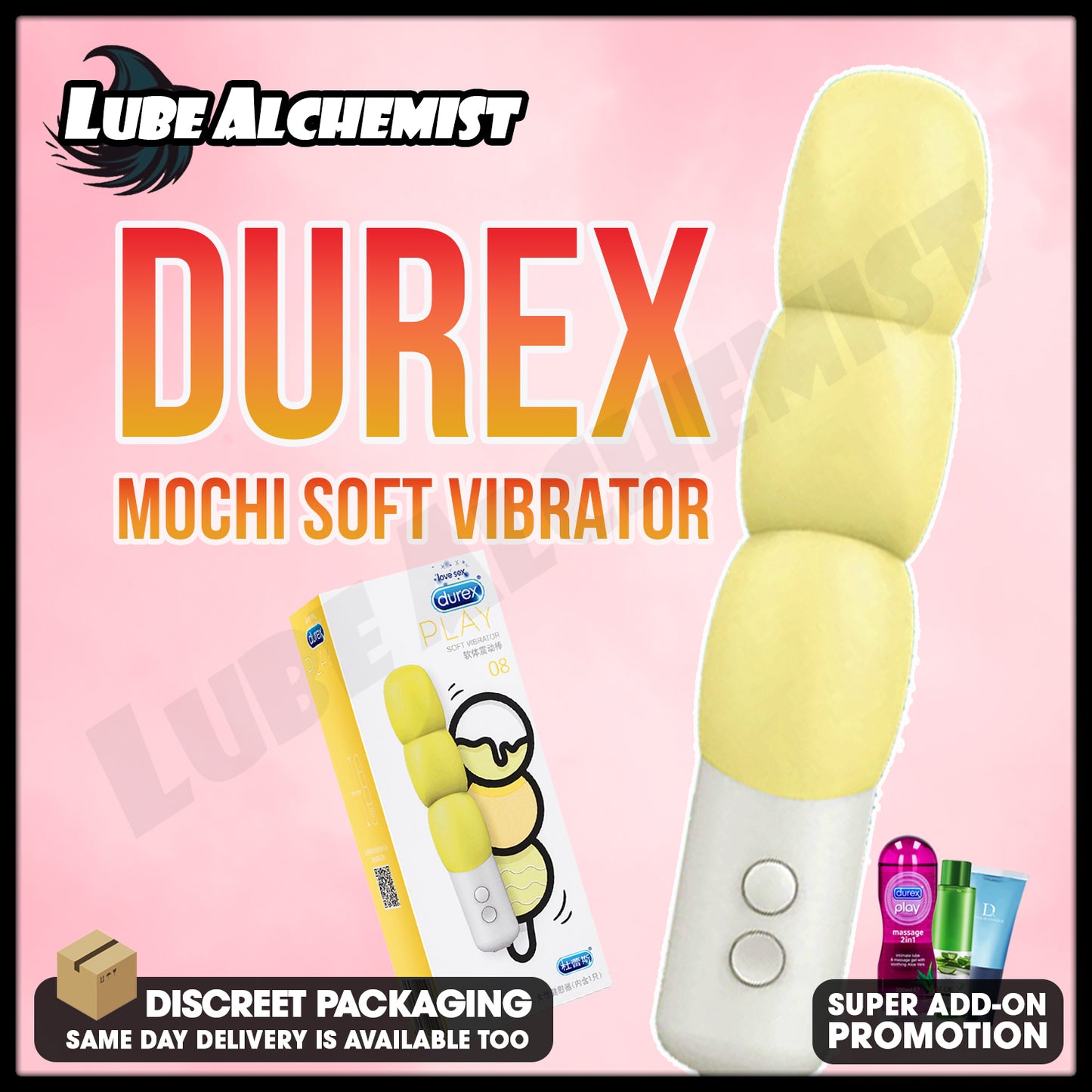 LubeAlchemist™ Durex Mochi Soft Vibrator