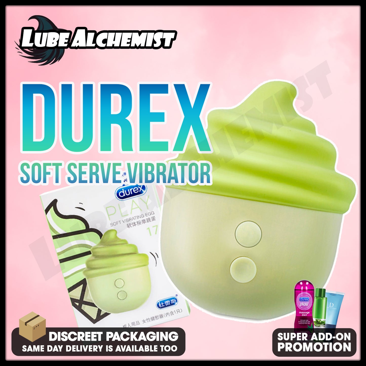 LubeAlchemist™ Durex Soft Serve Vibrator