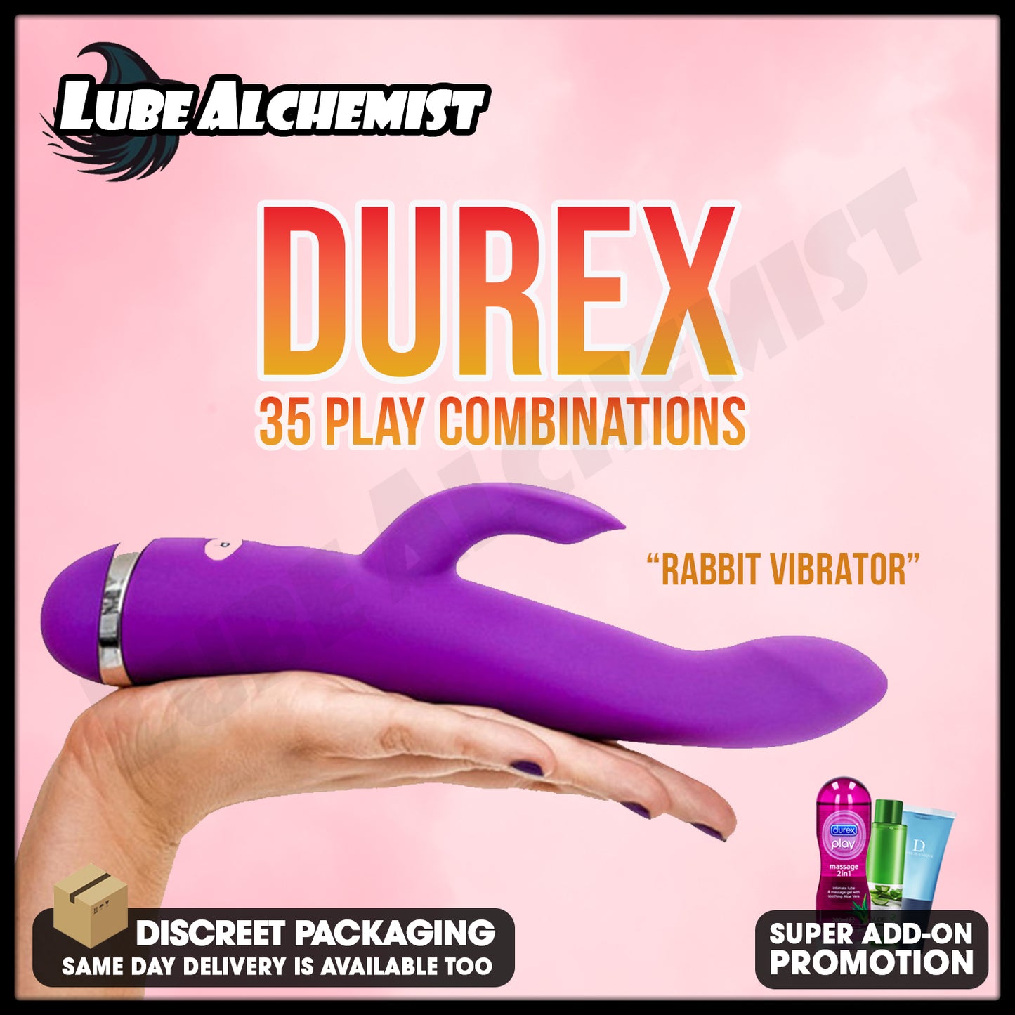 LubeAlchemist™ Durex New Rabbit Vibrator