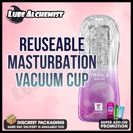 LubeAlchemist™ Moonlight Masturbation Suction Cup