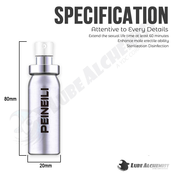 LubeAlchemist™ Peineili Delay Spray Maximize Sesation Herbal Formula