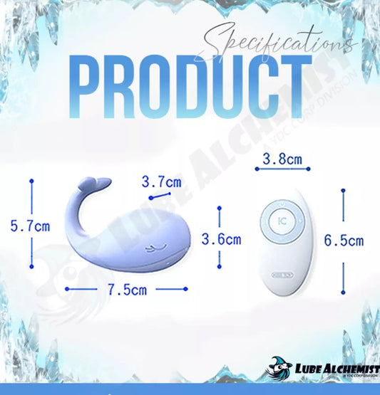 LubeAlchemist™ Premium Remote Vibrator Whaley Clitoris Stimulator