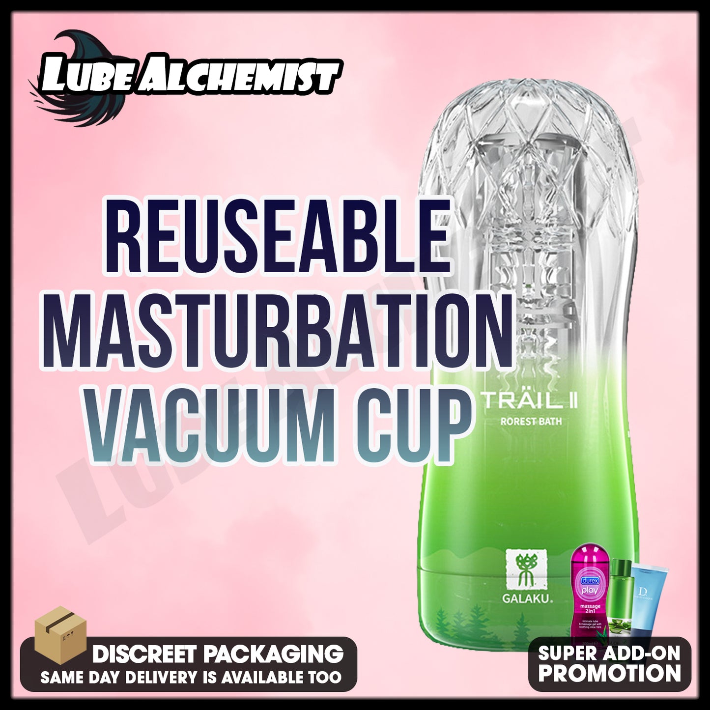 LubeAlchemist™ Rorest Masturbation Suction Cup