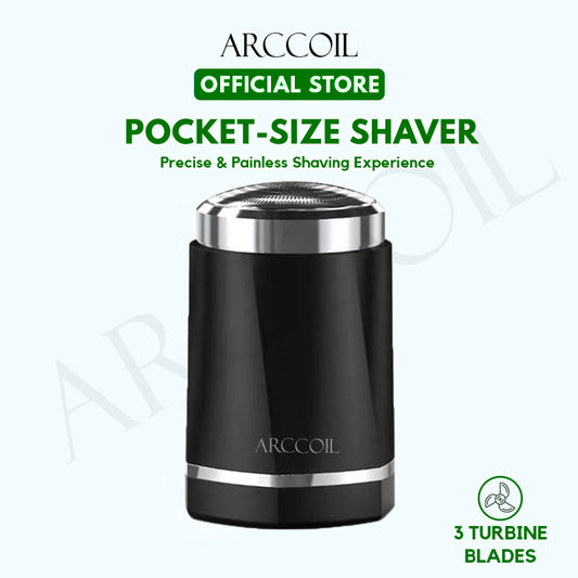 Arccoil Portable Rapid Electric Travel Shaver Dry and Wet