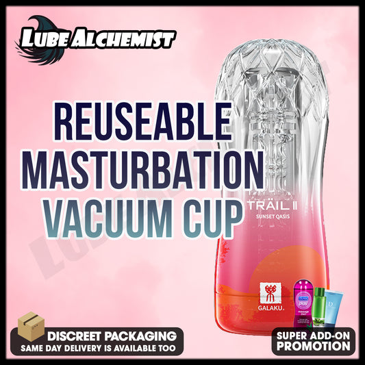 LubeAlchemist™ Sunset Masturbation Suction Cup
