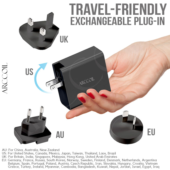 Arccoil™ Travel Adaptor 45W