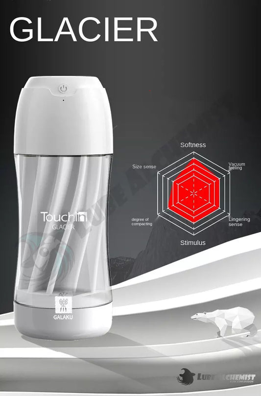 LubeAlchemist™ Japan Reusable Vacuum Cup with Vibration Blue Ocean