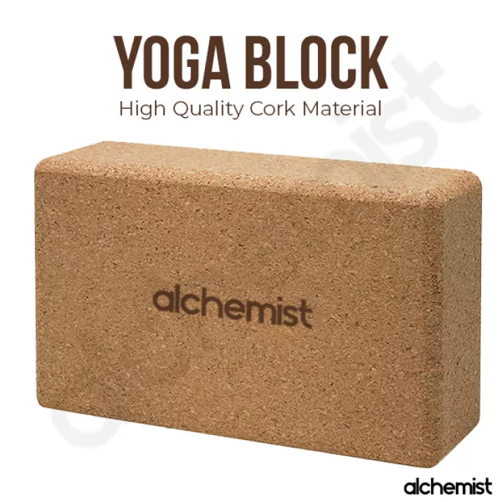 Alchemist® Yoga Block - Dense Natural Cork