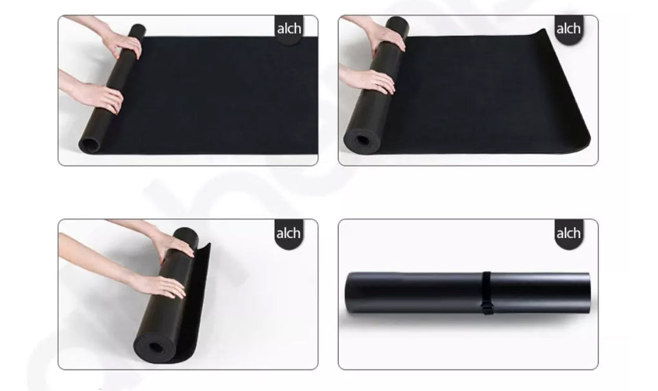 Alchemist® Ultra Grip Non Slip Yoga Mat - Black Gold Design