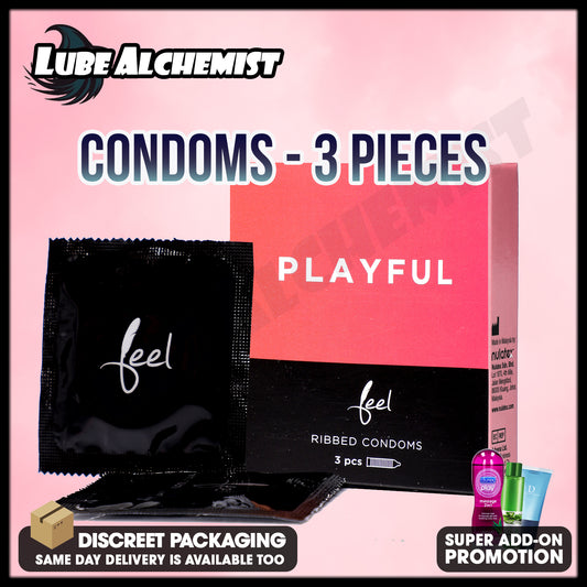 LubeAlchemist™ Playful Ultra Thin Condom 3s