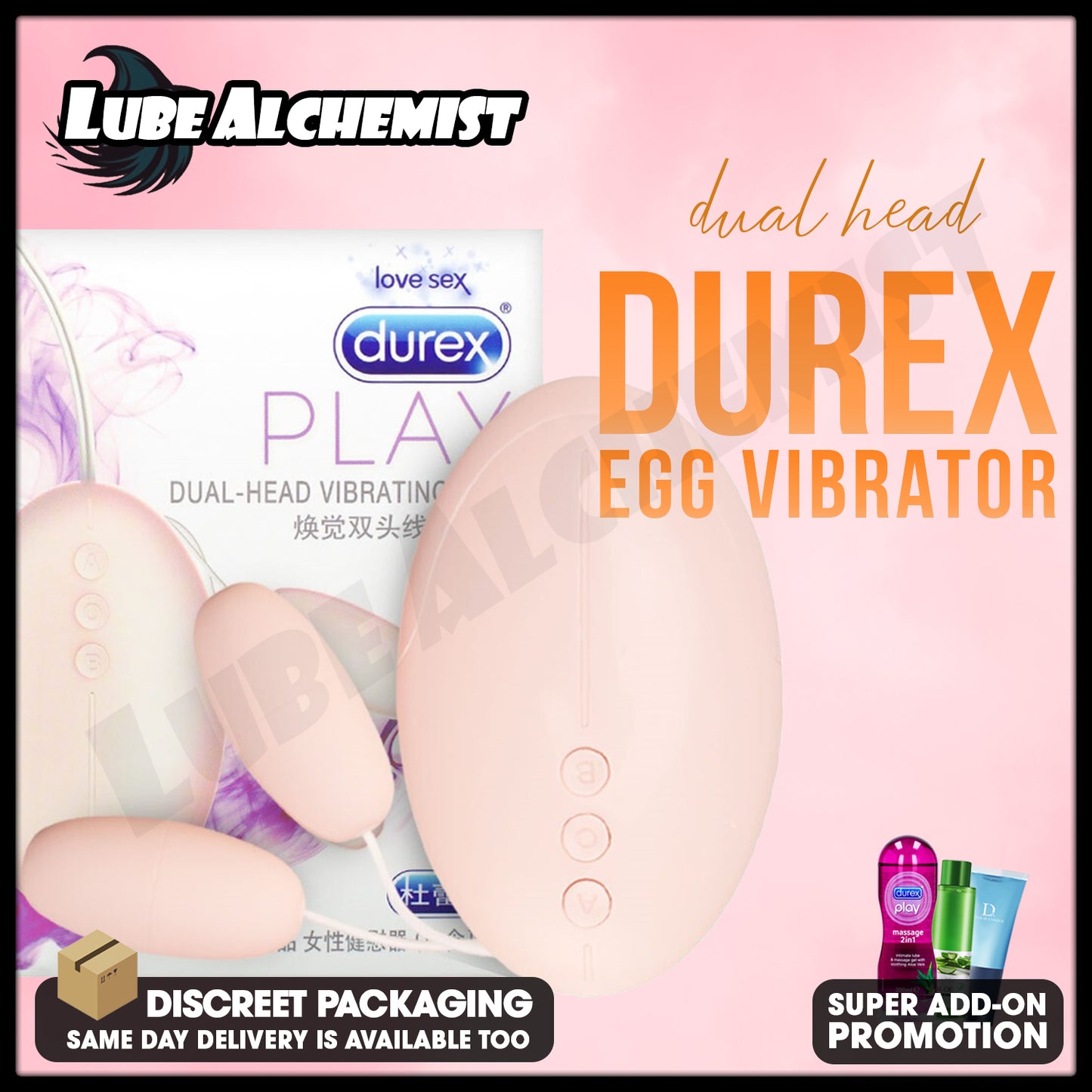 LubeAlchemist™ Durex Original Dual-Head Vibrator