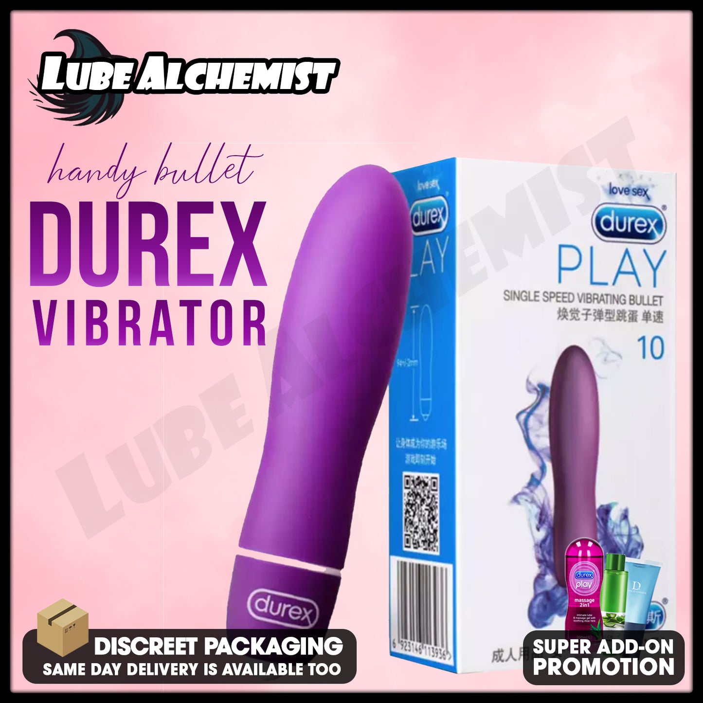LubeAlchemist™ Durex Vibrator Mini Bullet Vibrator