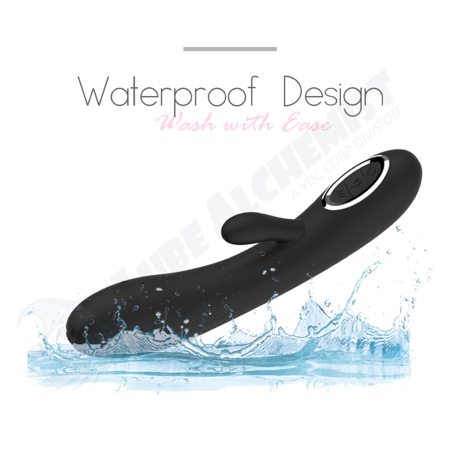 LubeAlchemist™ Premium Swirling Dildo Vibrator Stick