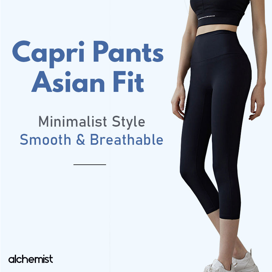 Alchemist® Yoga Capri Pants | Darc Fabric Breathable & Cottony Soft